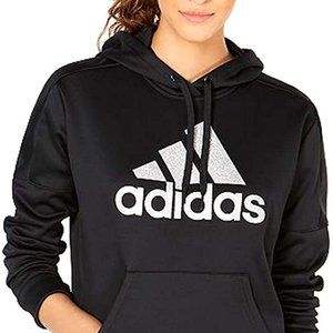 adidas Wns NEW Originals Shine Logo Hoodie Navy